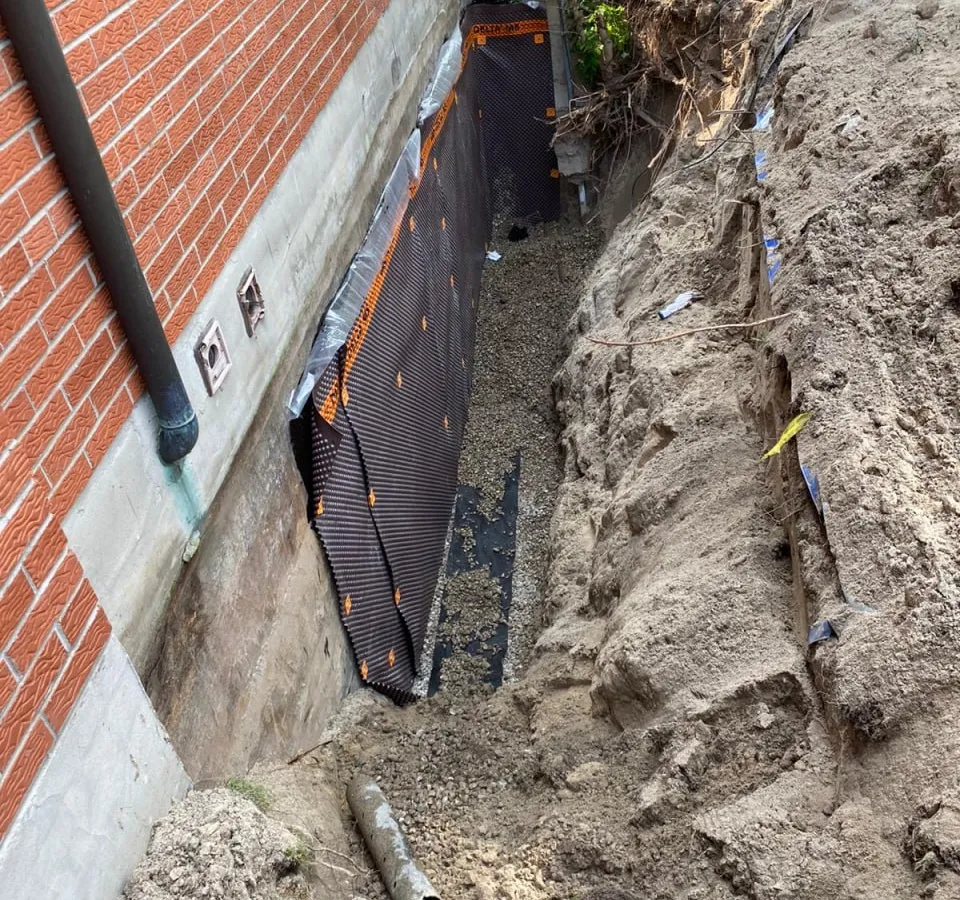 Professional excavation and foundation access for waterproofing