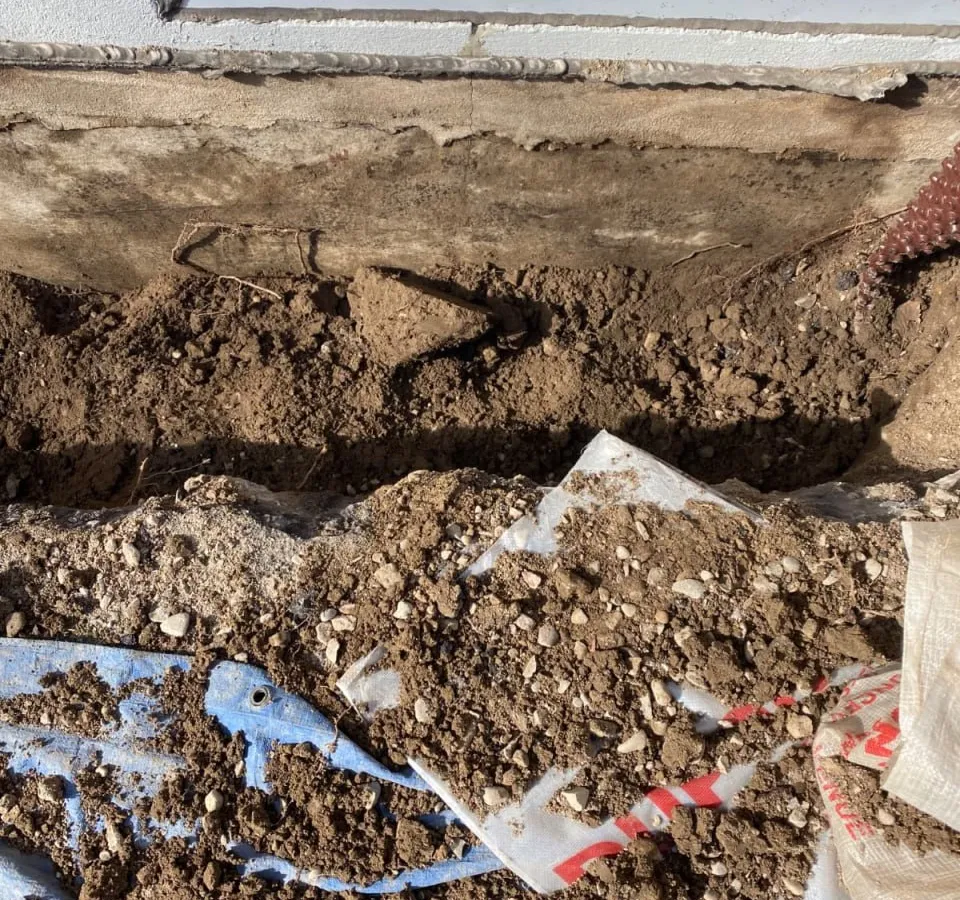 Emergency Exterior Waterproofing in Barrie Rental Property — Failed Weeping Tile Replacement & Dual-Wall Protection