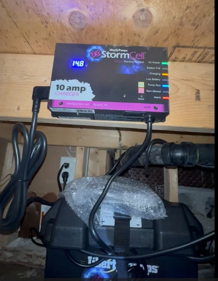 Emergency sump pump replacement in Georgina basement - professional pump installation